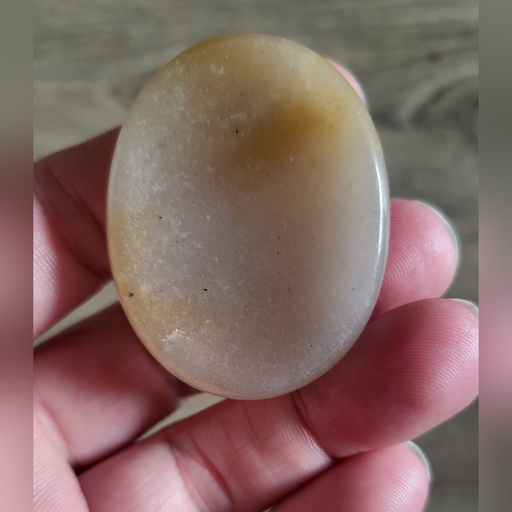 Yellow Aventurine Palm Stone